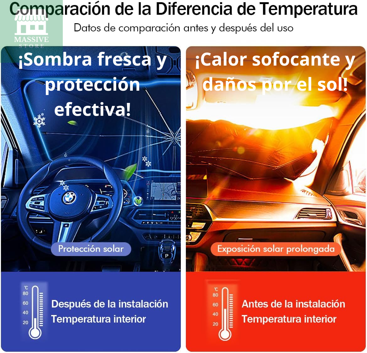 SunCar Pro: Parasol Plegable para auto
