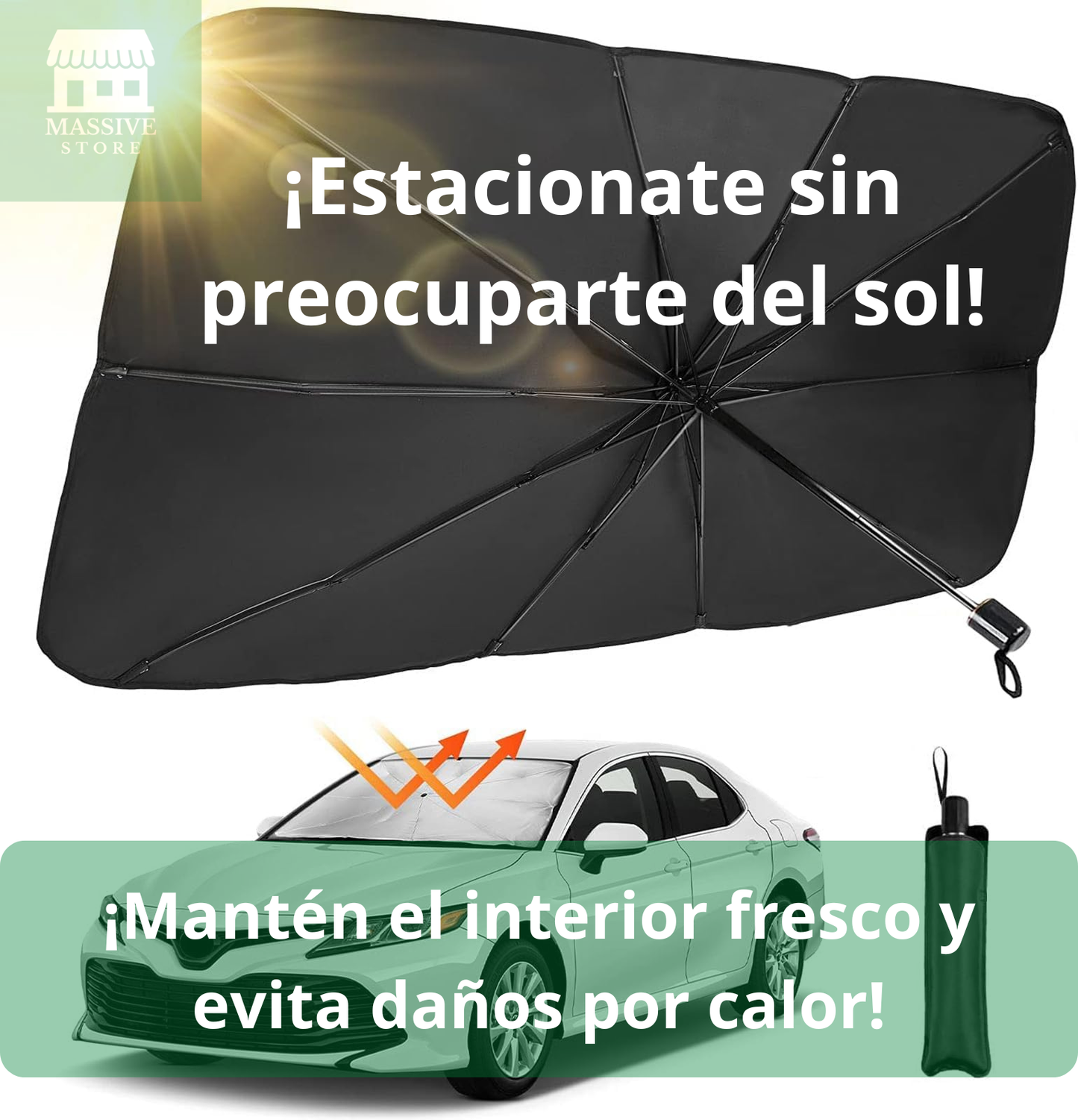 SunCar Pro: Parasol Plegable para auto