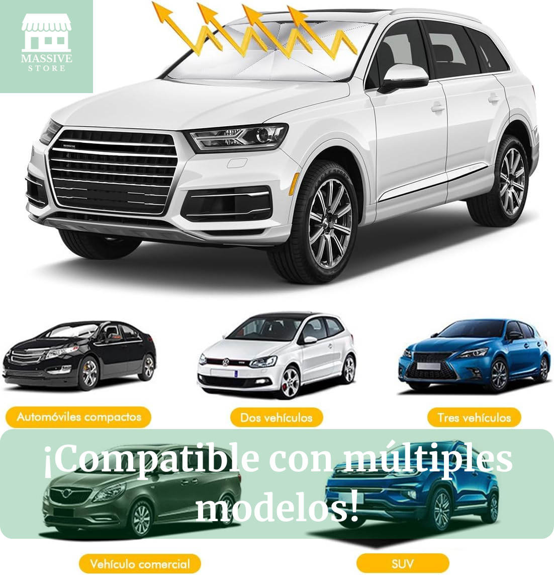 SunCar Pro: Parasol Plegable para auto