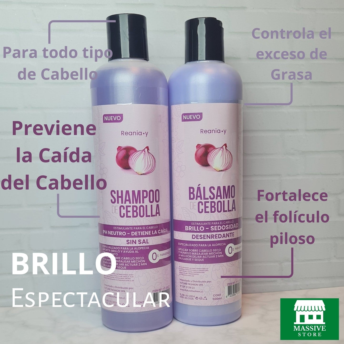Shampoo + Balsamo De Cebolla Alopecia